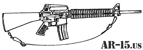 AR15 rifle