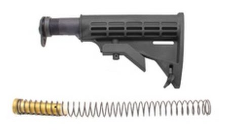 How an AR-15 Carbine Stock Adjusts